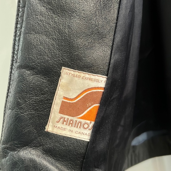 Vintage Leather Trench Coat - Picture 3 of 7